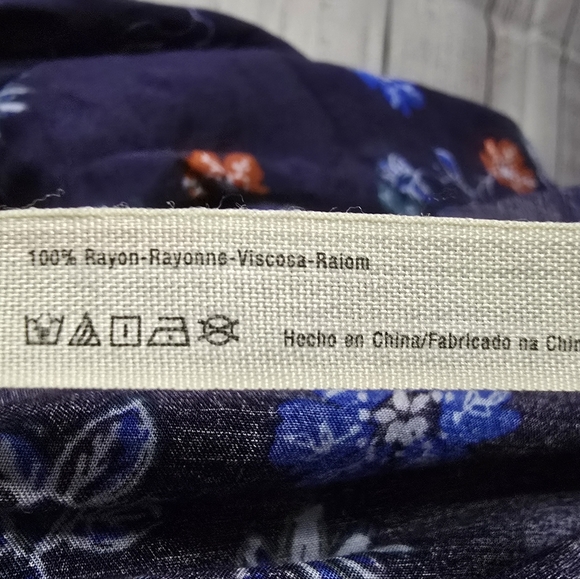 Free People Dress Anka Boarder Print Boho Flare Aztec Floral Print Womans XS - Picture 6 of 7